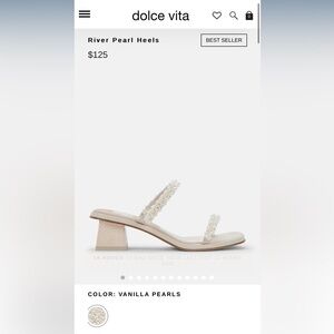 Dolce Vita Pearl heels